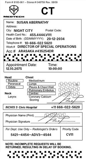 Susan Abernathy Medical Information.png