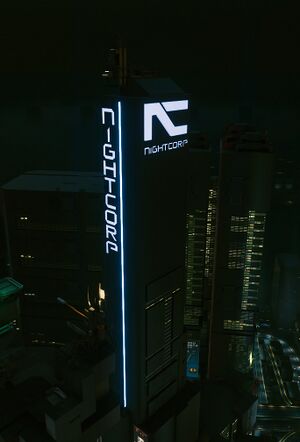 CP2077 Night Corp HQ Night.jpg