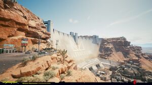 The Badlands Dam View 01 Wiktoria Stachowska CP2077.jpg