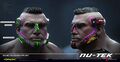 Faceguards cyberware concept art