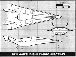 Bell-Mitsubishi Cargo Aircraft CP2020GW.JPG