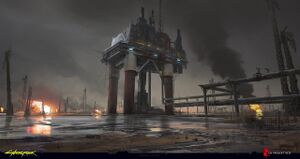 CP2077 Oilfields Oil Rig Artwork Lucas Staniec.jpg