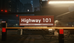 Highway 101 Sign Santo Domingo CP2077.png
