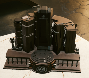 Memorabilia Night City Diorama Streetkid (V's penthouse).png