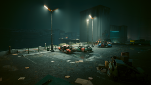 The Badlands Dam Parking Lot 01 CP2077.png