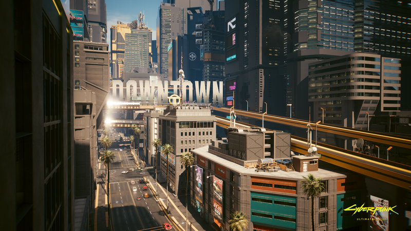 File:Downtown Wallpaper CP2077.png
