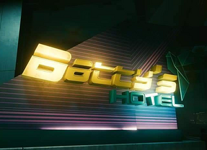 Battys Hotel sign.png